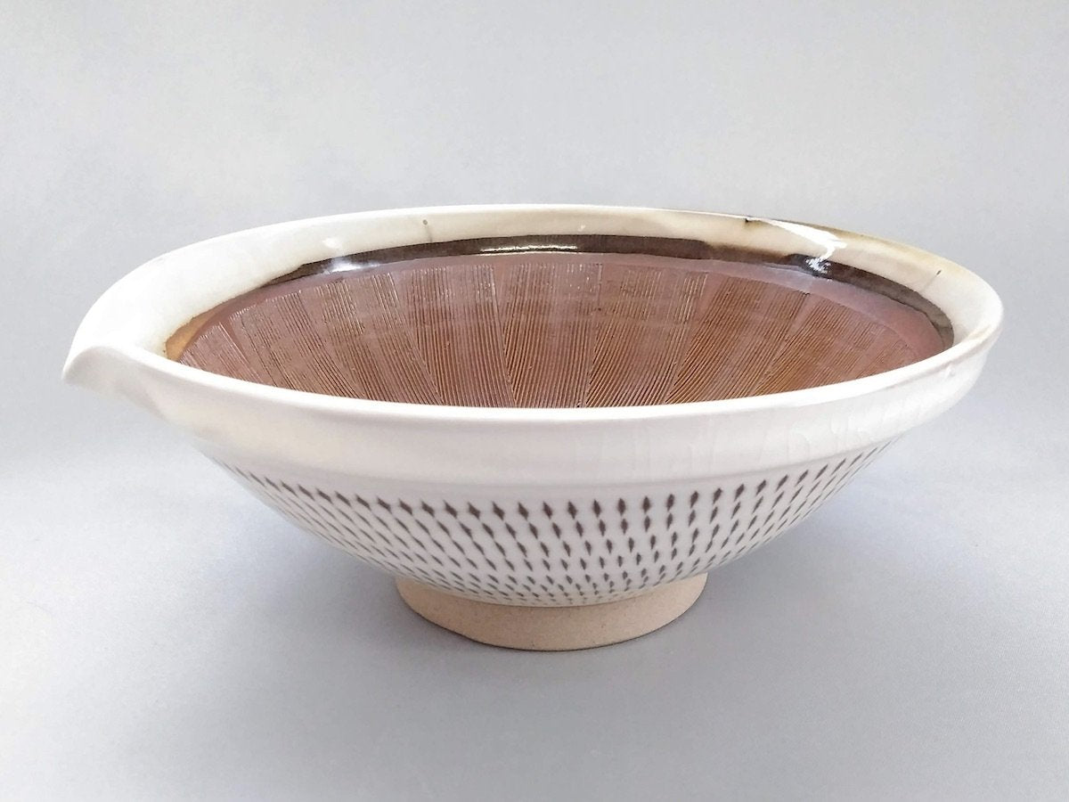 とびかんな片口すり鉢大【宝山窯】