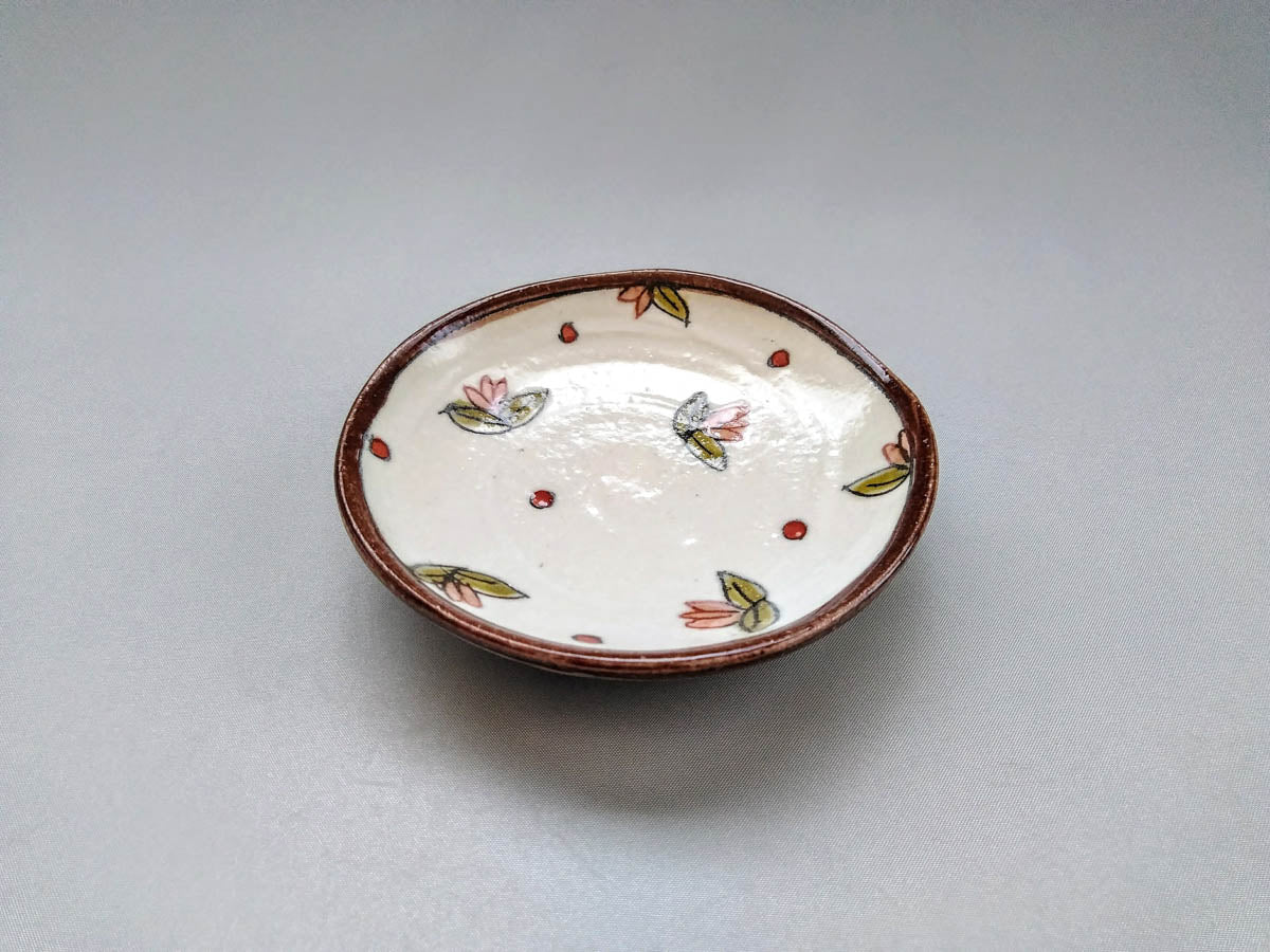 丸小皿 蓮【加藤淳】