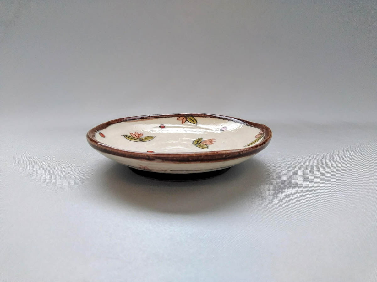 丸小皿 蓮【加藤淳】