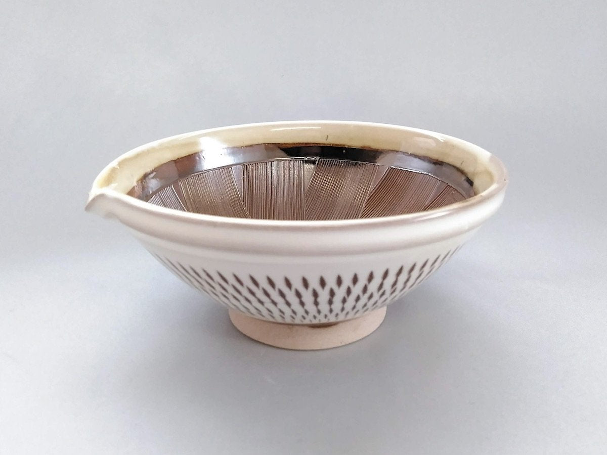 とびかんな片口すり鉢中【宝山窯】