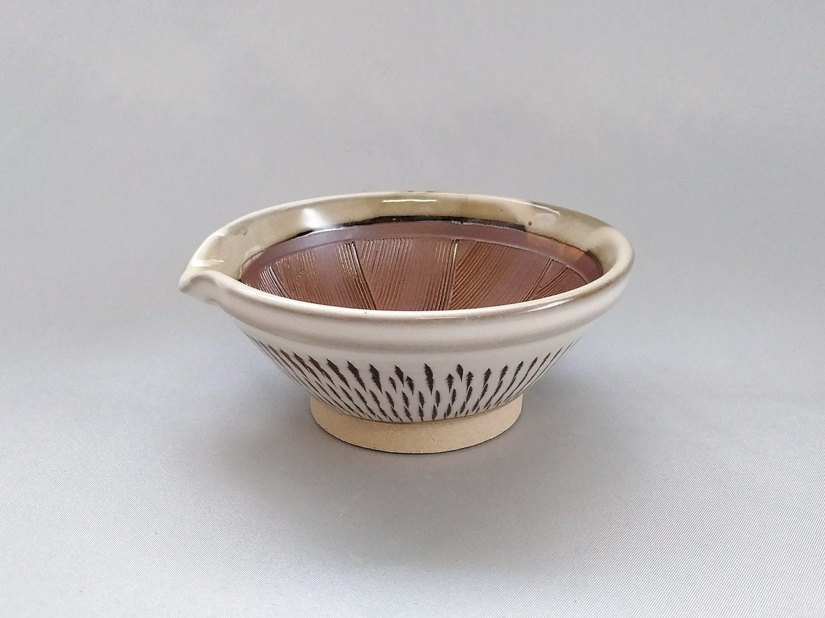 とびかんな片口すり鉢小【宝山窯】