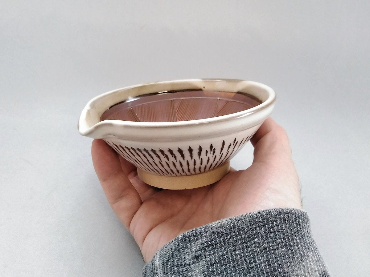 とびかんな片口すり鉢小【宝山窯】