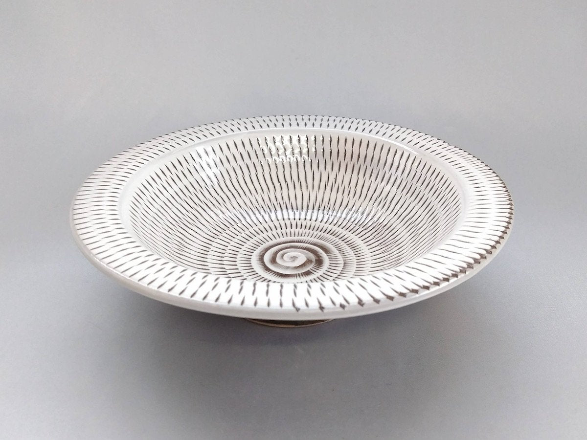 とびかんな7寸リム鉢【宝山窯】