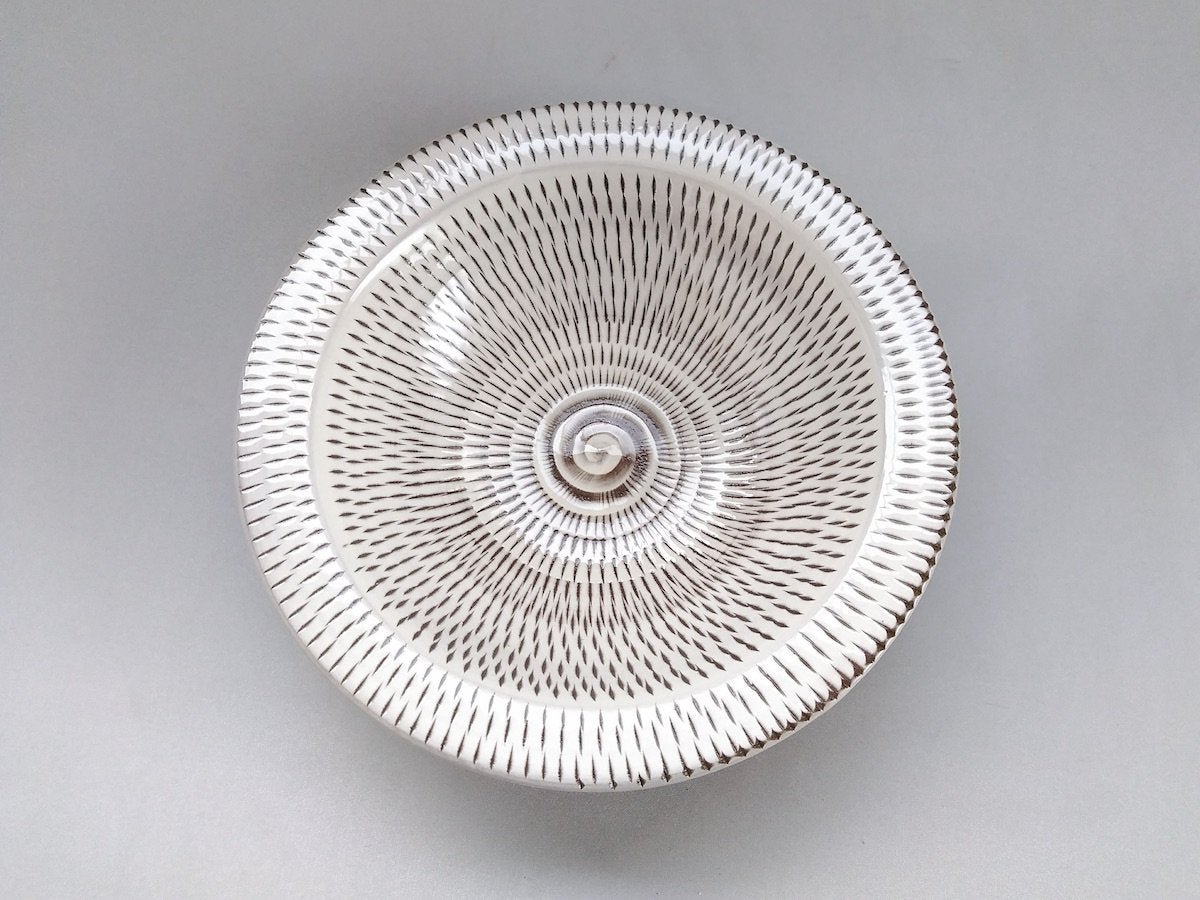 とびかんな7寸リム鉢【宝山窯】