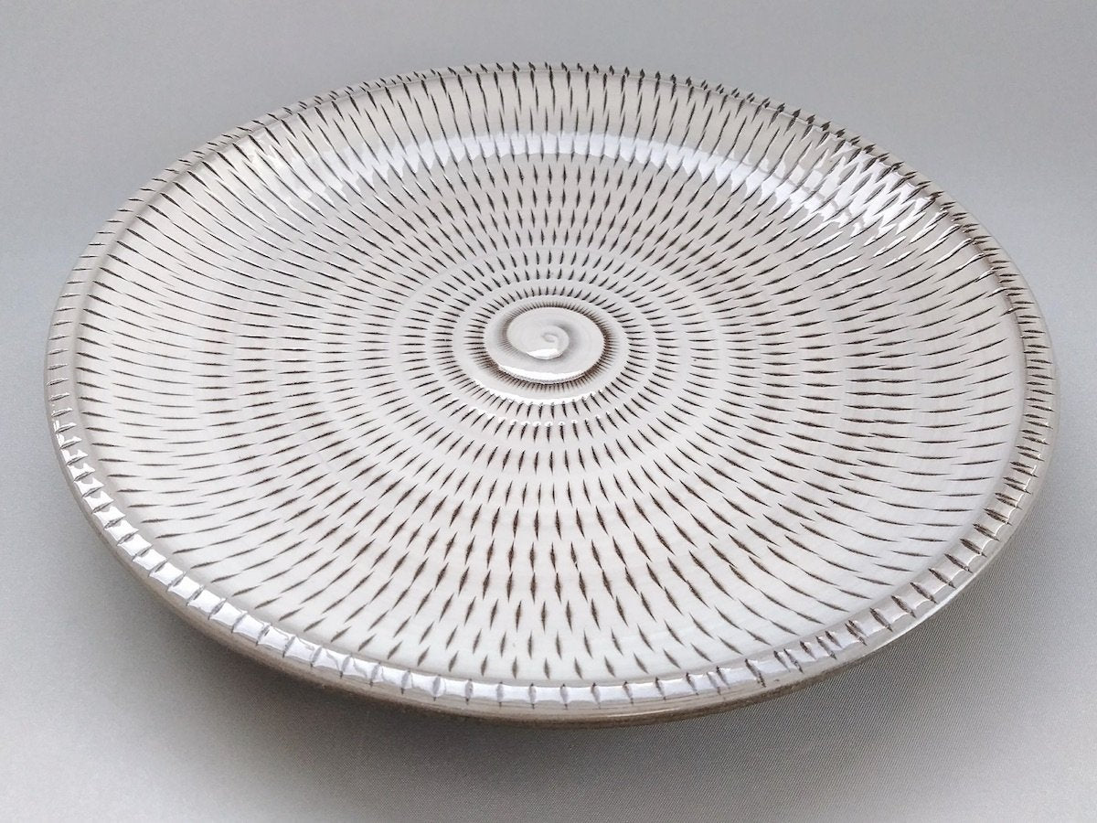 とびかんな8寸皿【宝山窯】