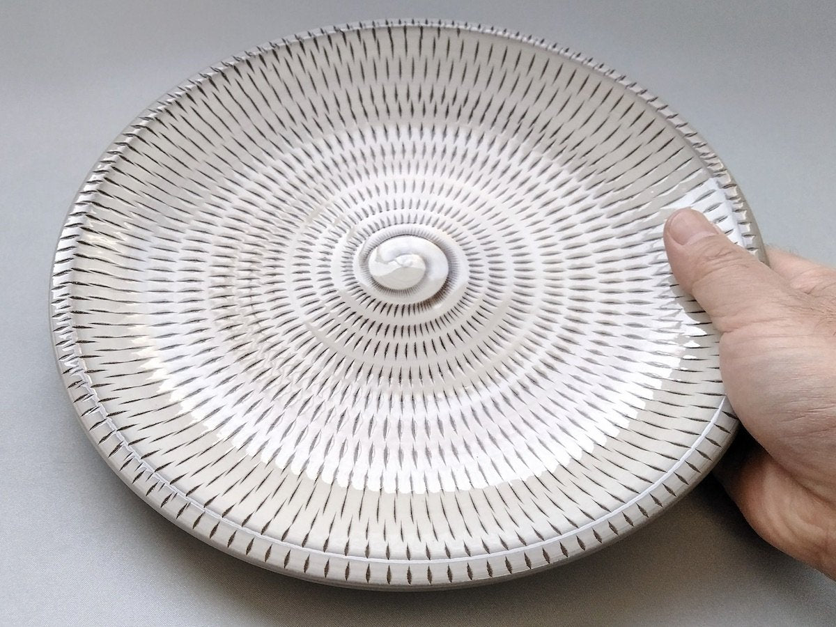 とびかんな8寸皿【宝山窯】