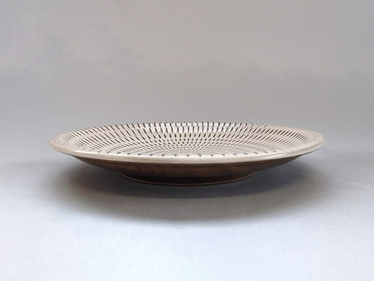 とびかんな7寸皿【宝山窯】