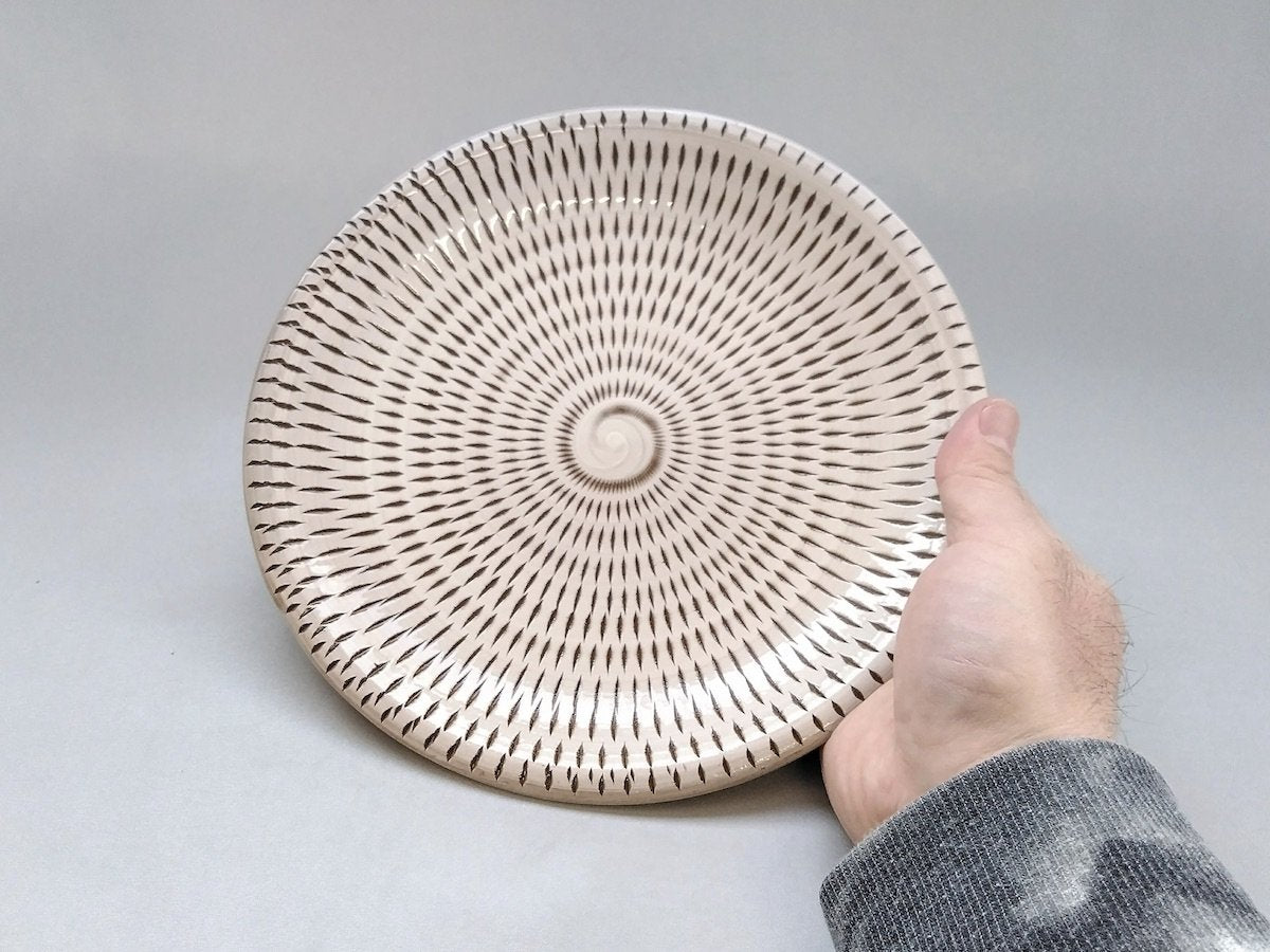 とびかんな7寸皿【宝山窯】