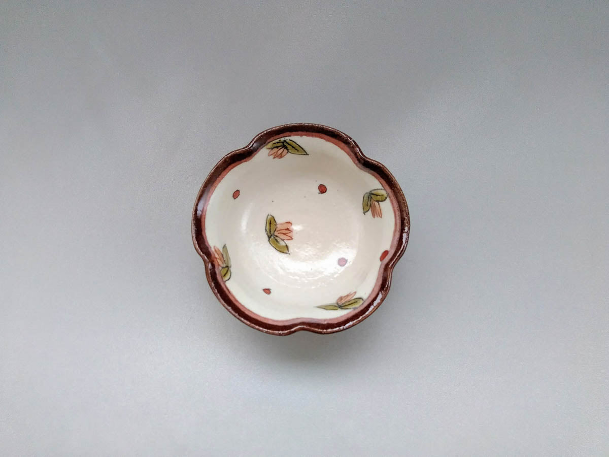 輪花小鉢 蓮【加藤淳】