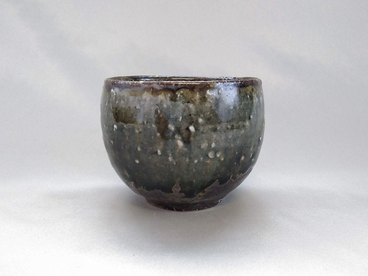 信古灰彩湯呑【山本泰三】
