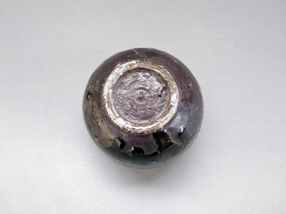 信古灰彩湯呑【山本泰三】