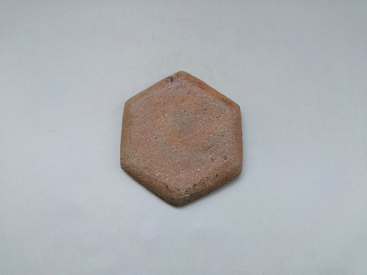 青唐津六角小皿【王天家窯】