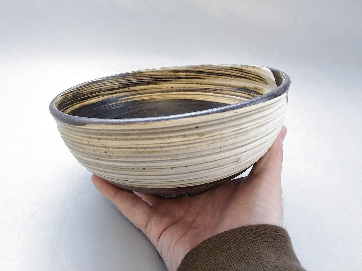 刷毛目平丼【川越紀宏】