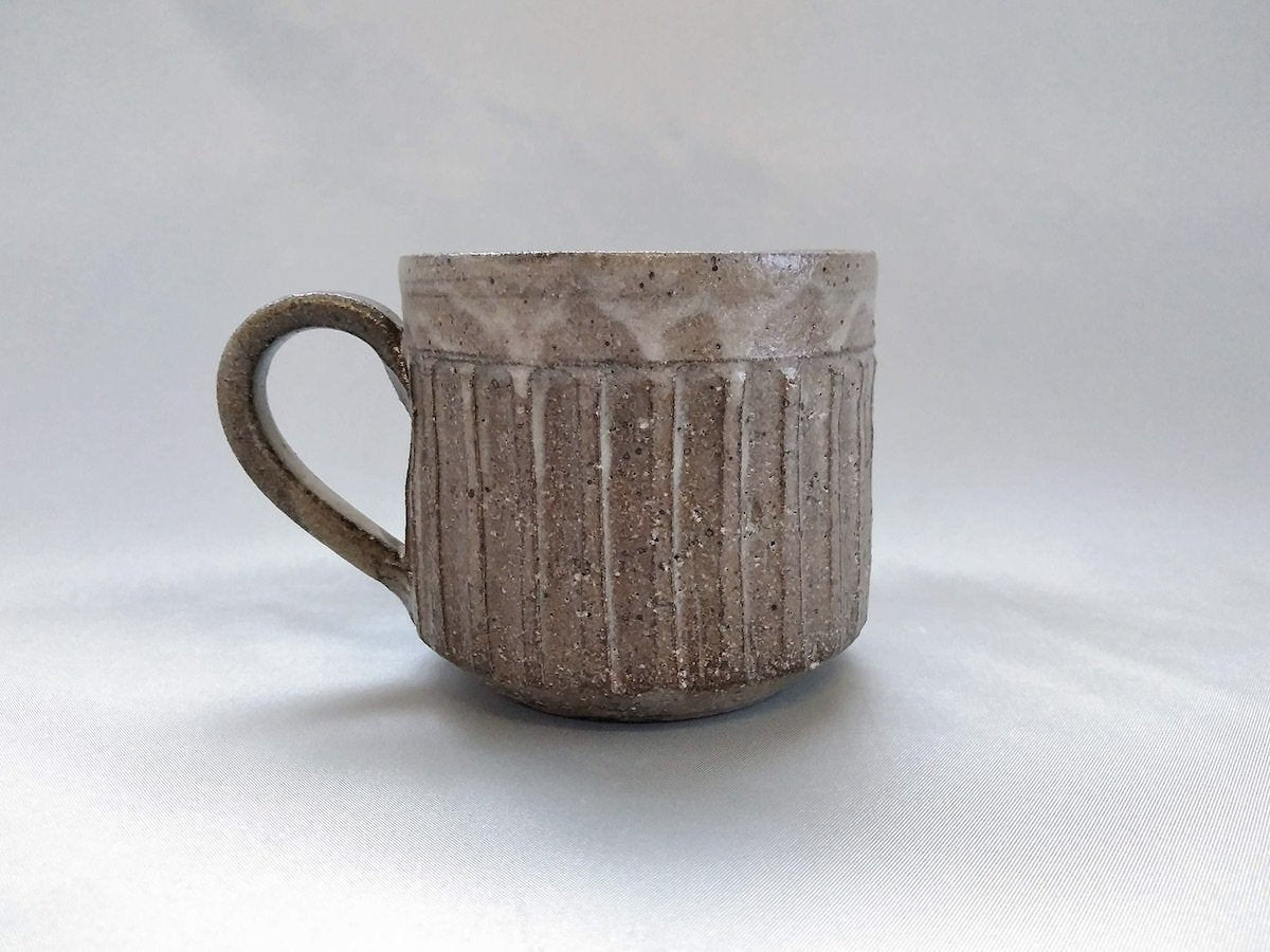 しのぎマグカップモカ【横井清英】