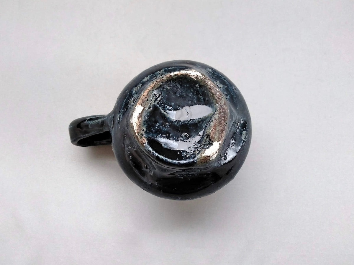 藍釉ドットコーヒーカップ【山本一仁】