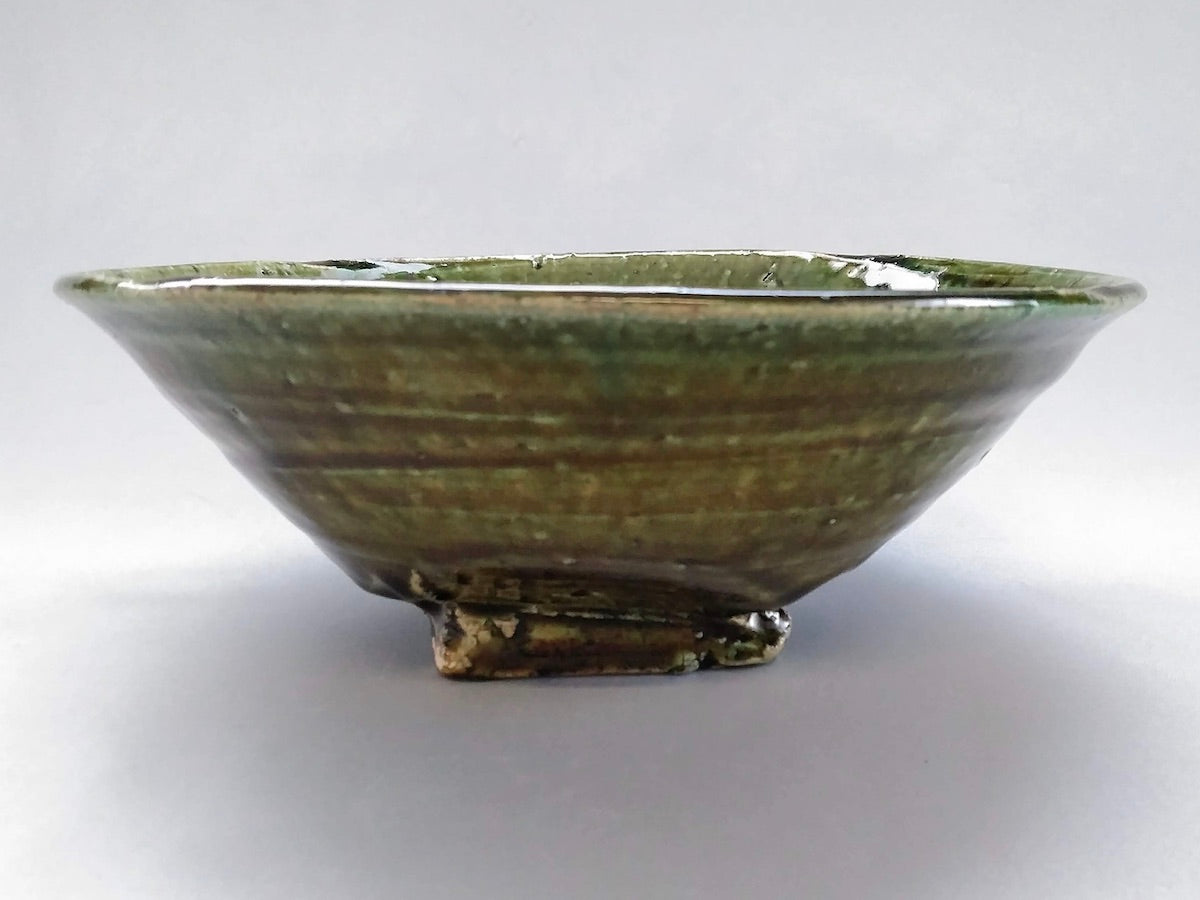 織部7寸鉢【山本一仁】