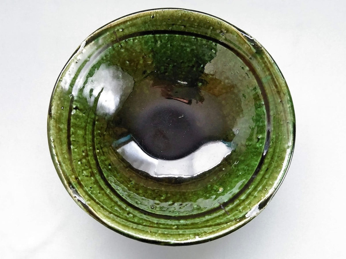 織部7寸鉢【山本一仁】