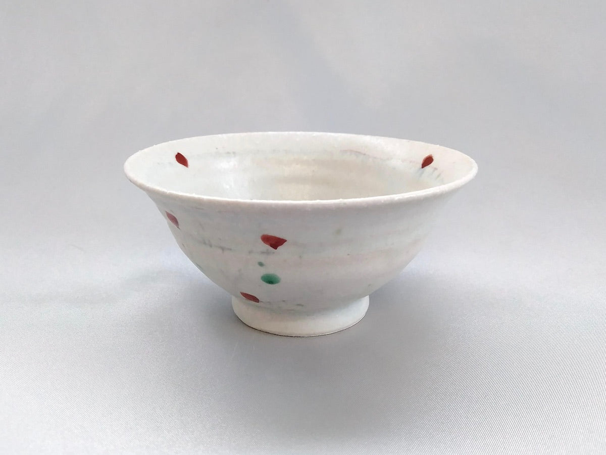 彩御深井飯碗赤線刻【南窯】