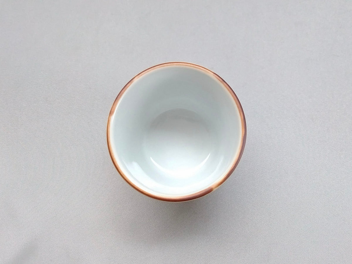 染付縞紋そば猪口【寿千窯】