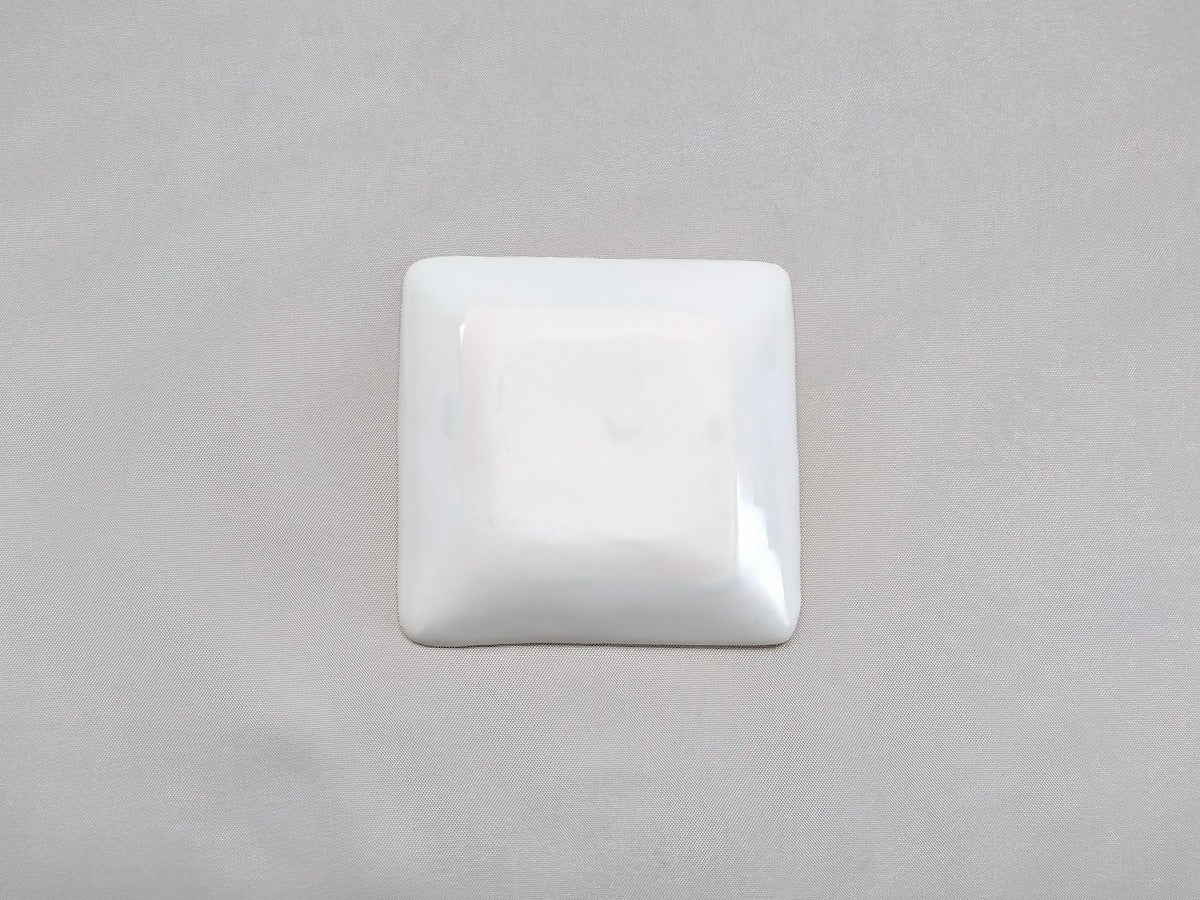 染付千筋紋角豆皿【寿千窯】