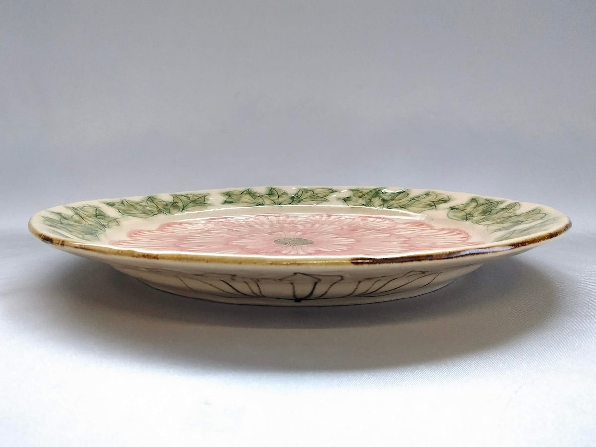 牡丹花ディナー皿【加藤芳平】