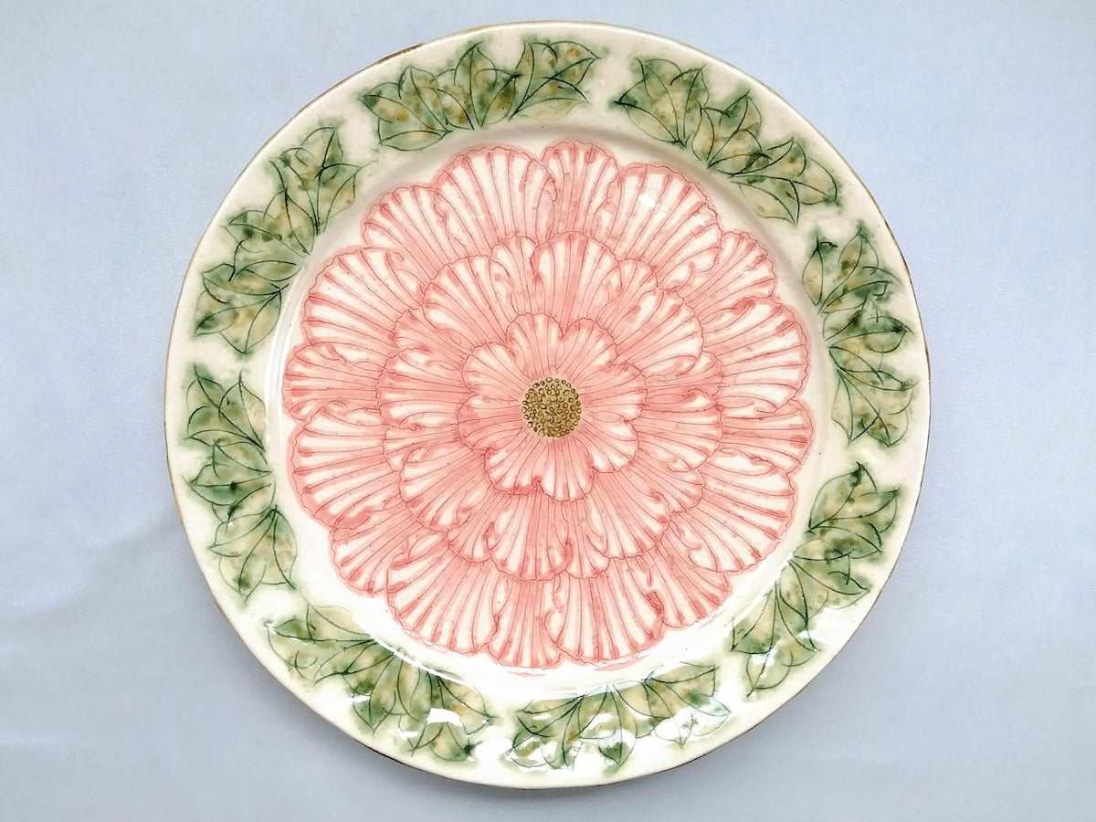 牡丹花ディナー皿【加藤芳平】