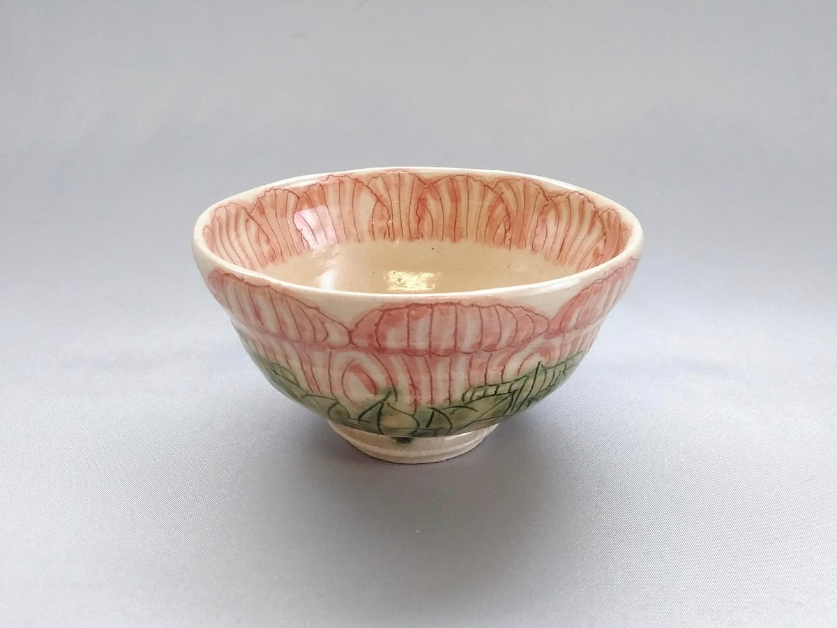 牡丹花飯碗小【加藤芳平】