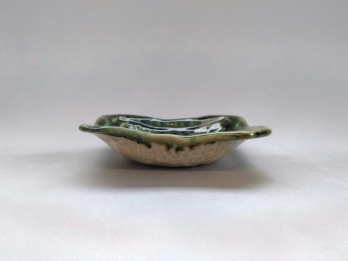 織部隅切り角小鉢【小栗大幸】