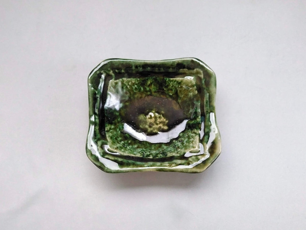 織部隅切り角小鉢【小栗大幸】