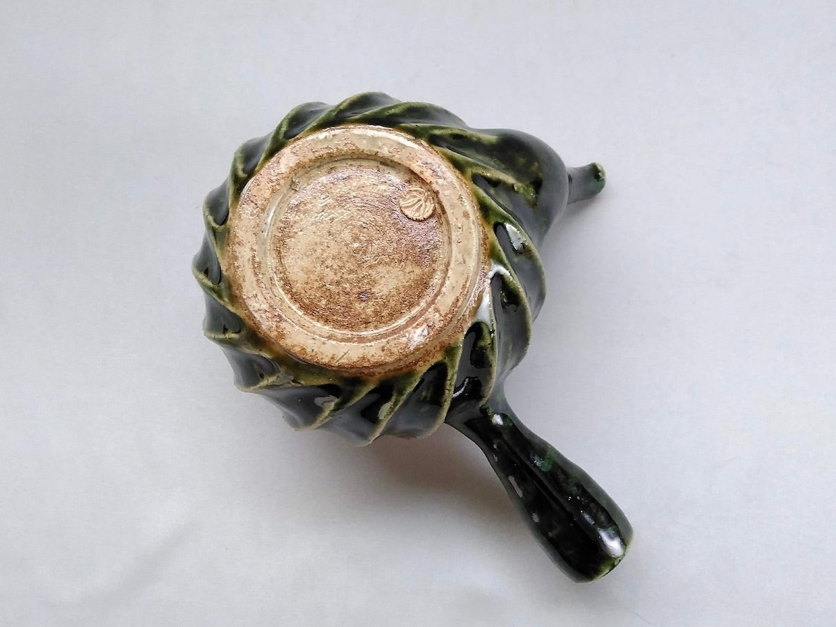 織部しのぎ急須【小栗大幸】