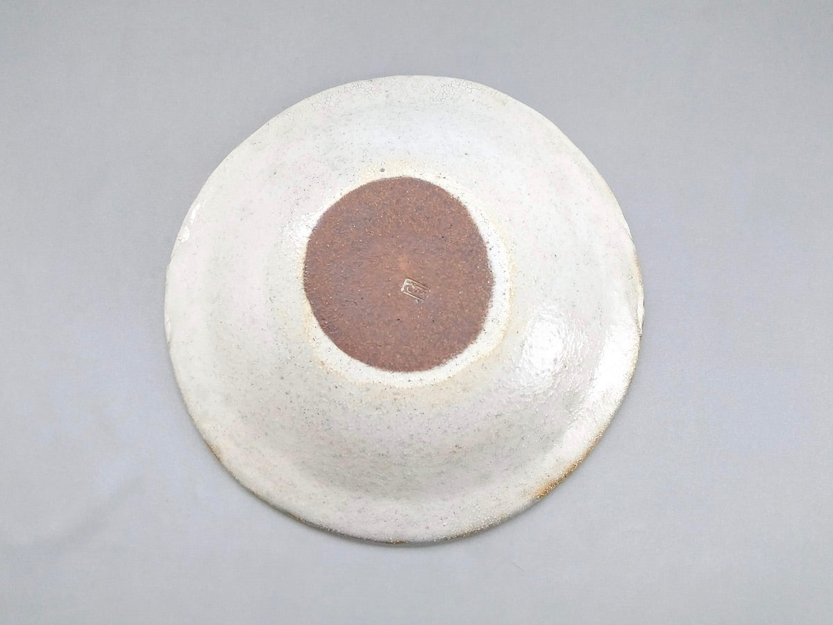 新粉引7寸浅鉢【熊谷雅博】