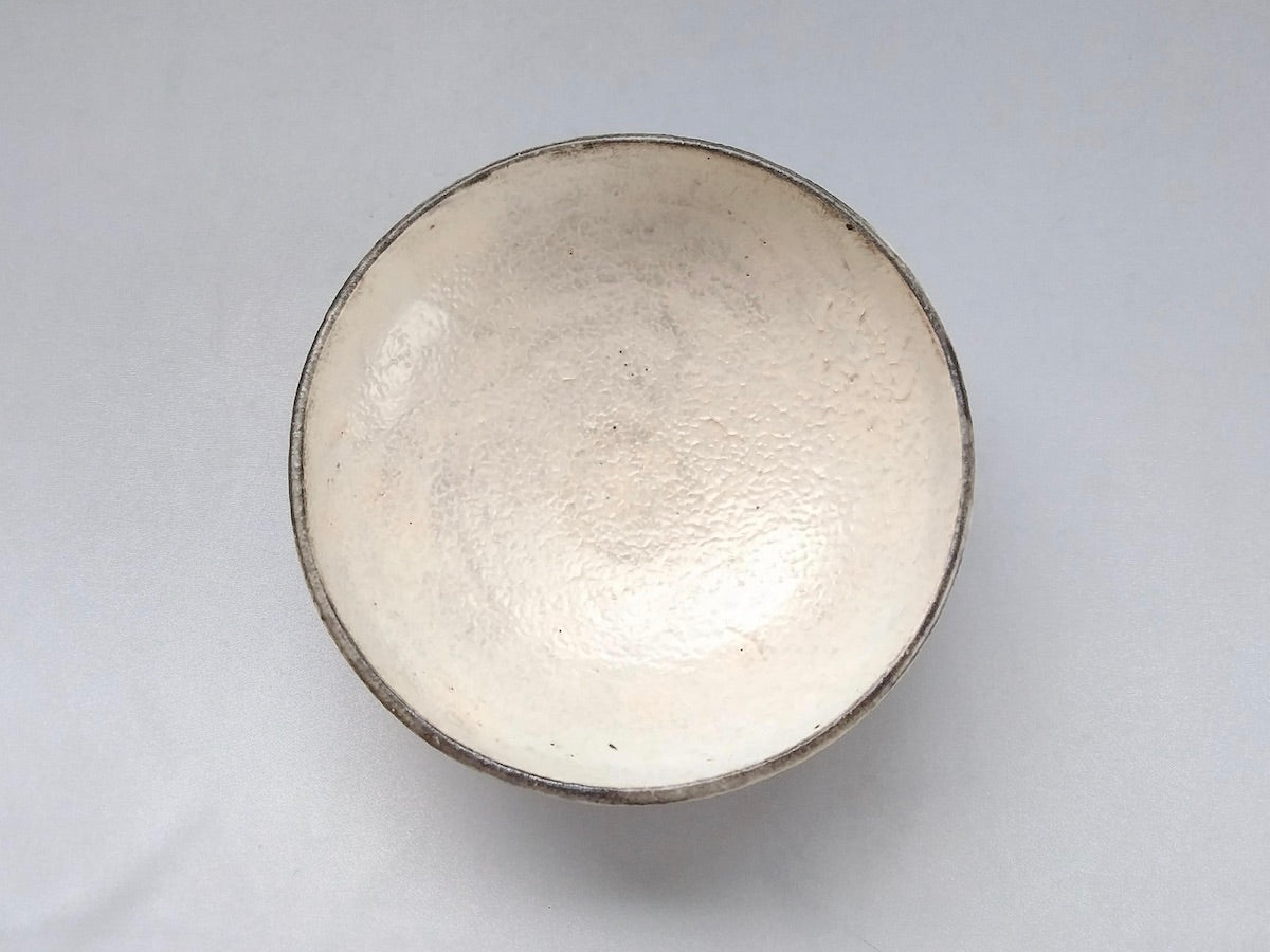 丸ボウル粉引S【矢嶋洋一】