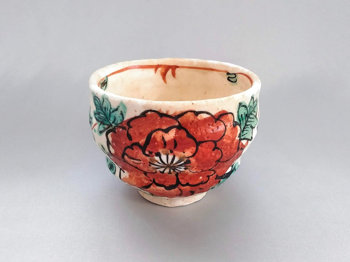 色絵牡丹鳳凰丸汲出【和田一人】