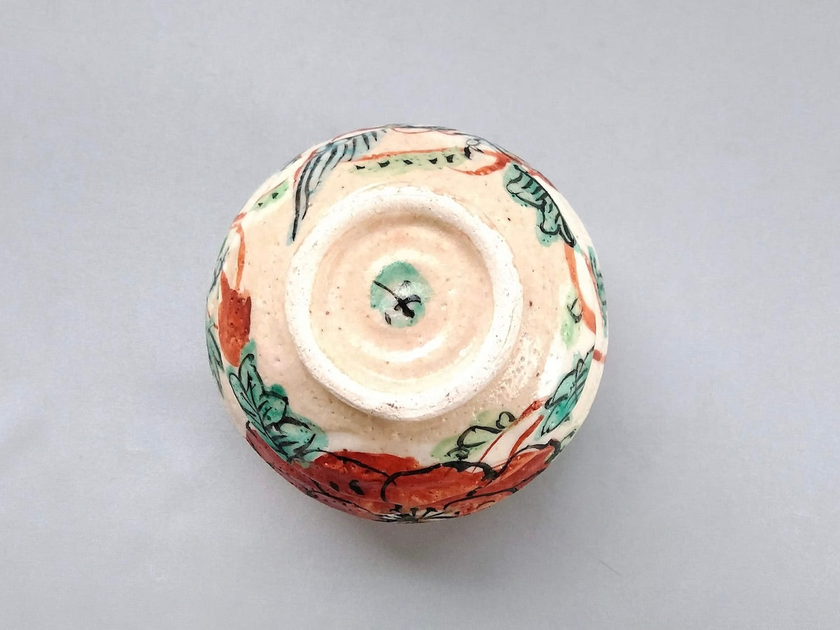 色絵牡丹鳳凰丸汲出【和田一人】