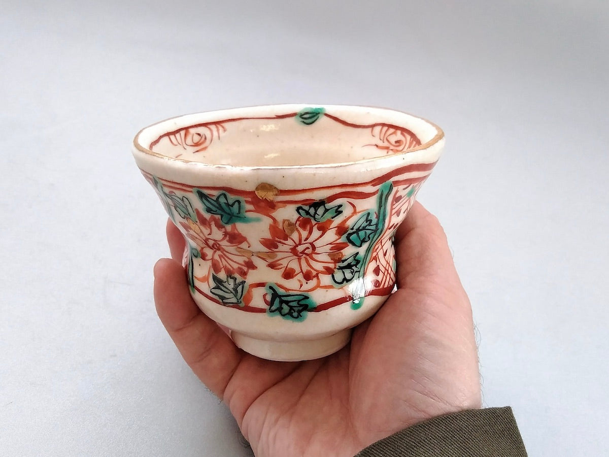 色絵蓮紋くびれ汲出【和田一人】