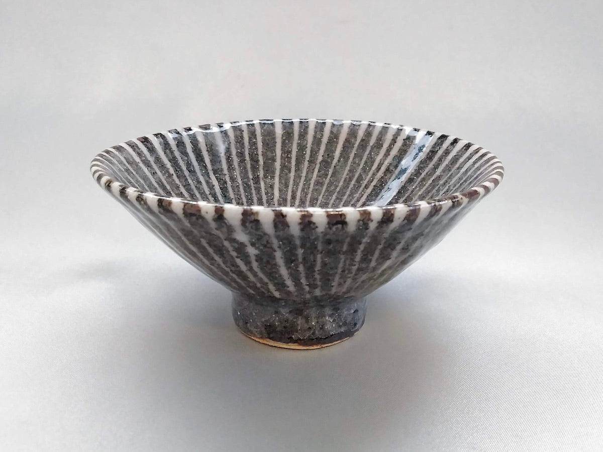 鼠志野十草平飯碗大【三浦繁久】