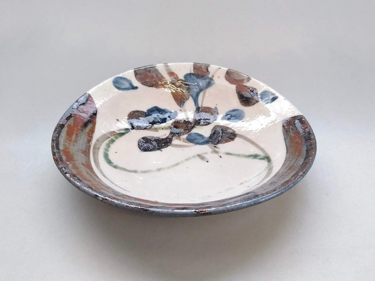 志野織部かぶ紋おでん皿【中垣連次】