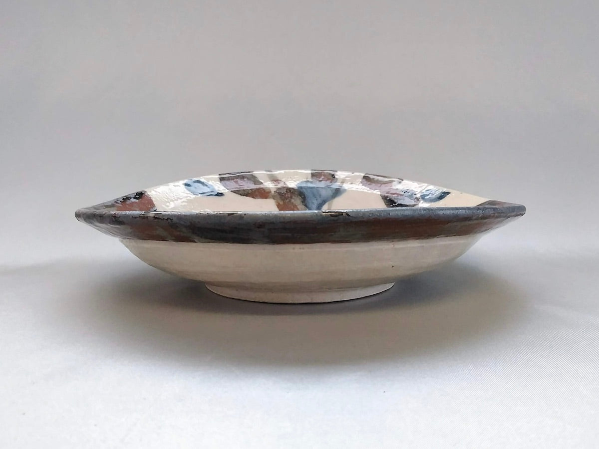 志野織部かぶ紋おでん皿【中垣連次】