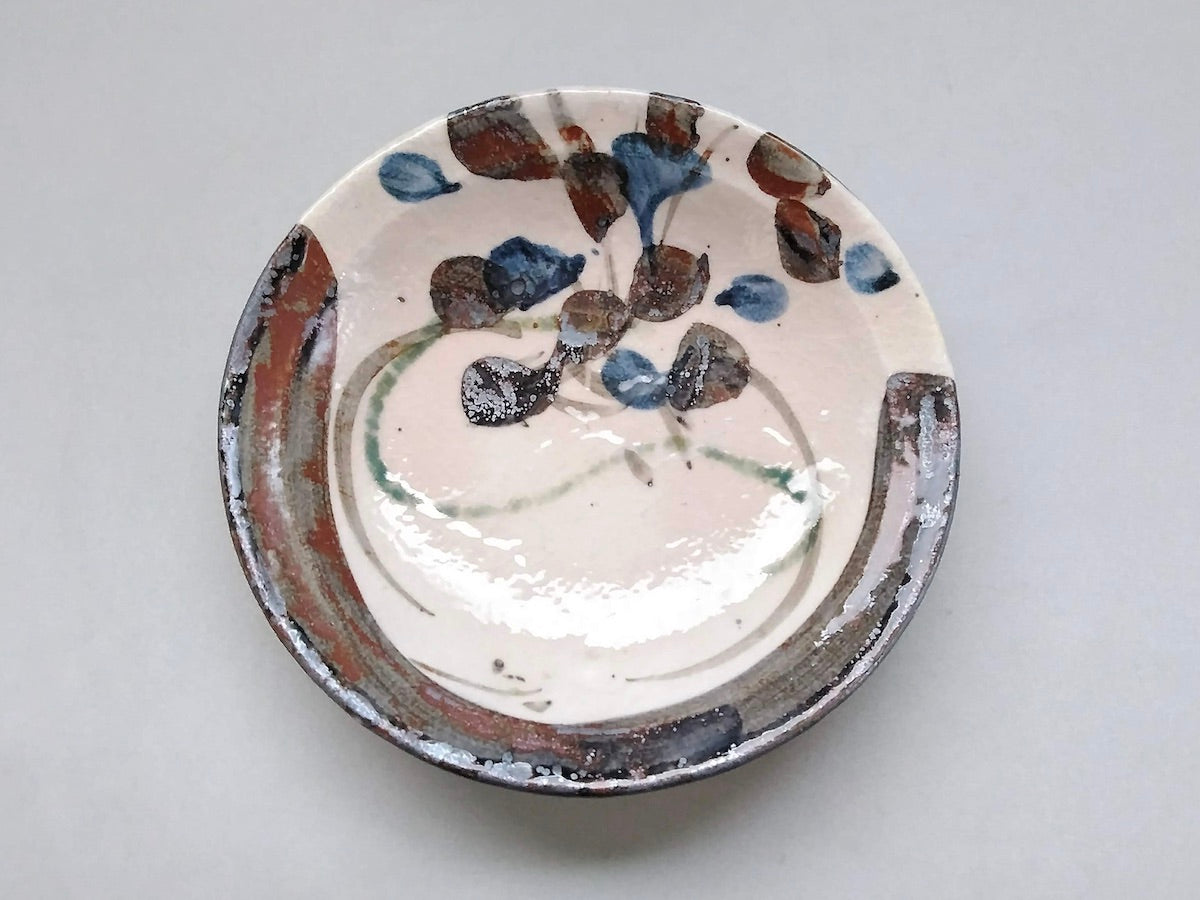 志野織部かぶ紋おでん皿【中垣連次】