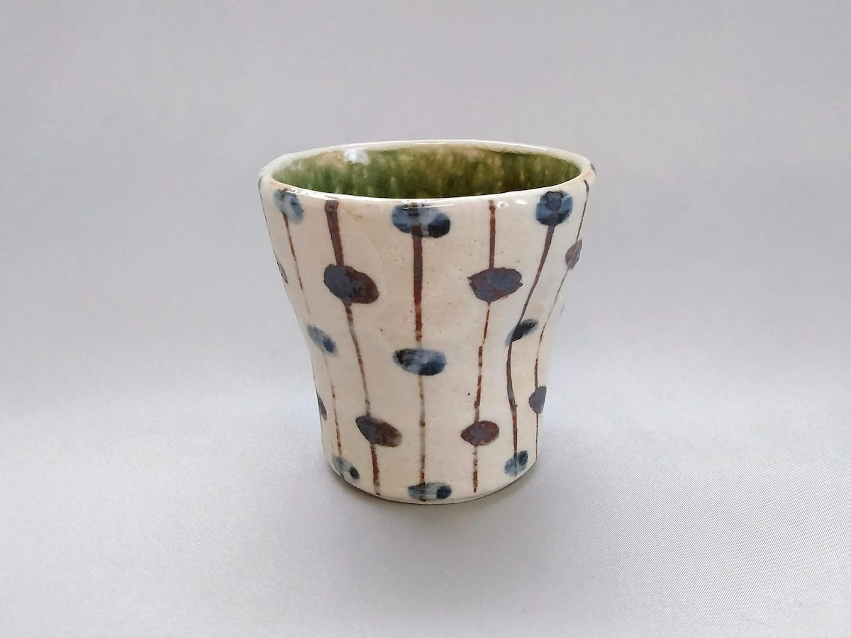 織部玉すだれタンブラー【中垣連次】