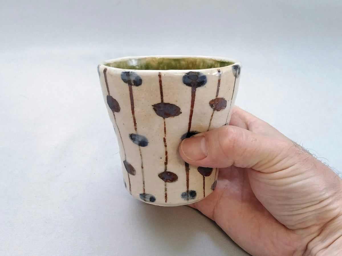 織部玉すだれタンブラー【中垣連次】