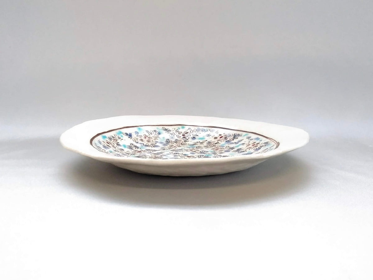 色絵更紗紋5寸皿【日比野正明】