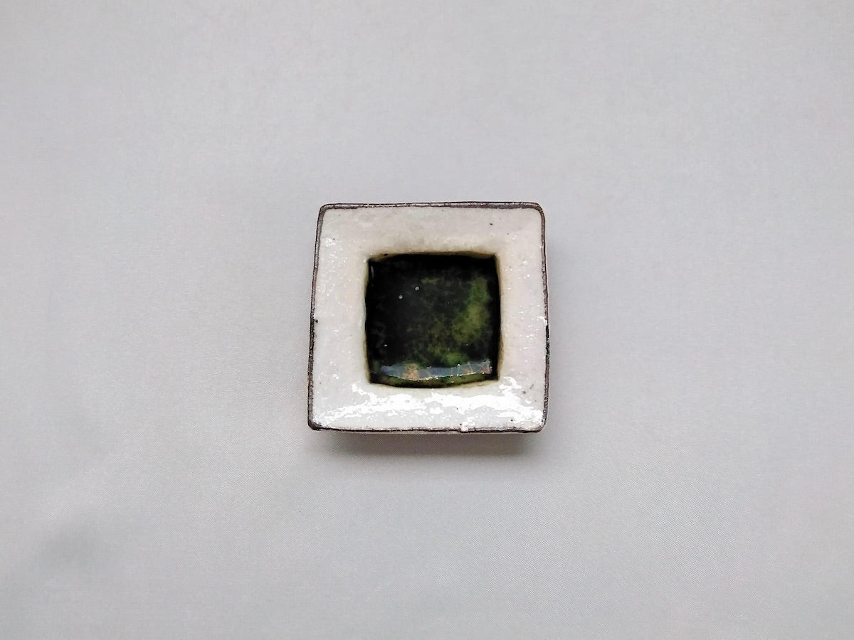 2寸角皿内織部【日比野正明】