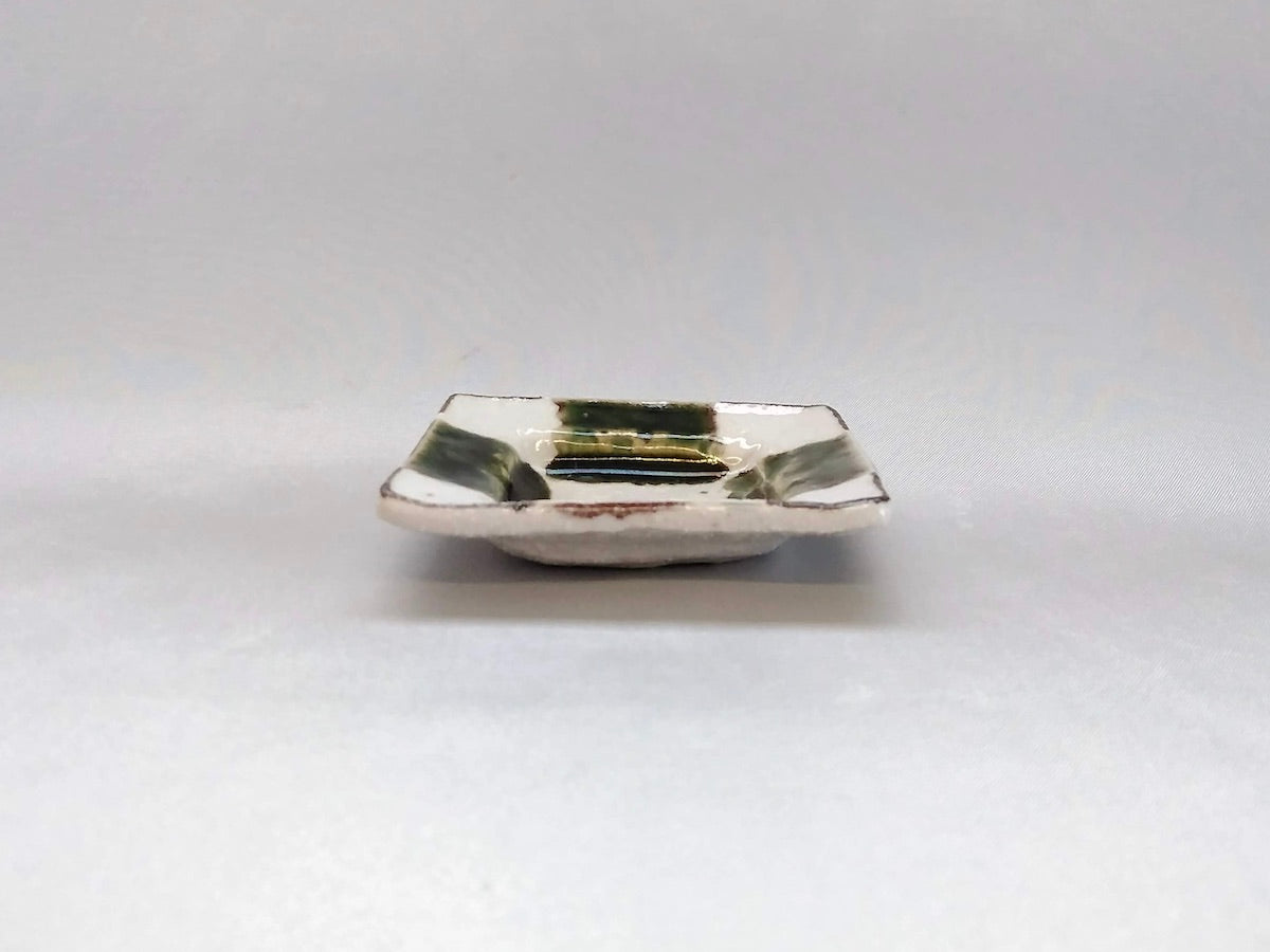 2寸角皿四つ市松【日比野正明】