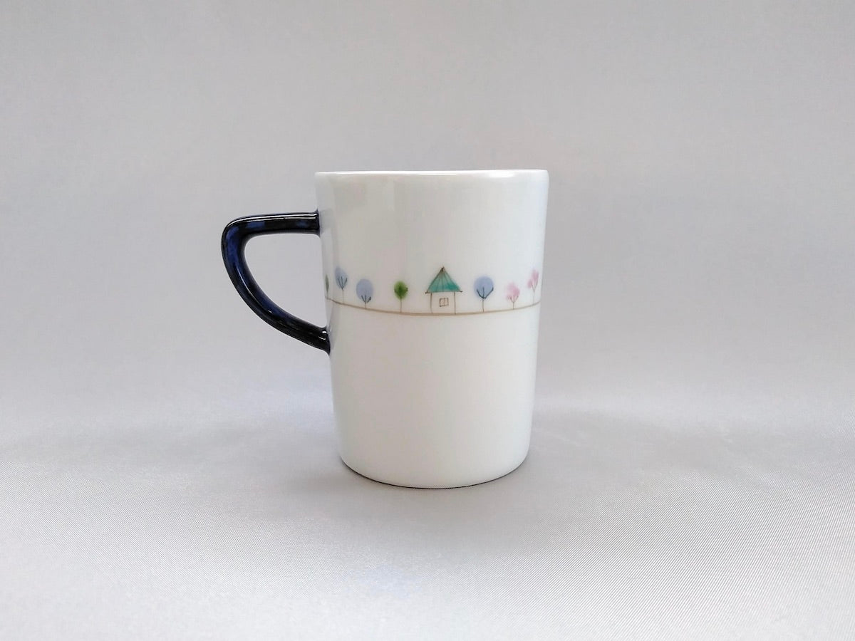 さんぽJAPANドラムマグS青【一峰窯】