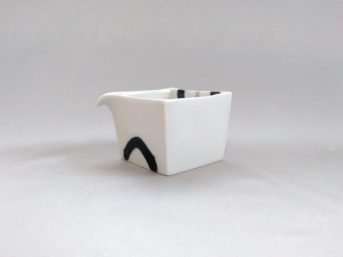 椿片口角小付青【一峰窯】