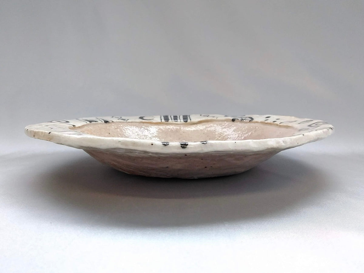 幾何紋パスタ皿【佐藤大士】