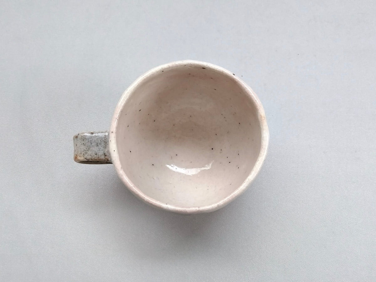 鼠志野幾何紋丸マグ【佐藤正士】