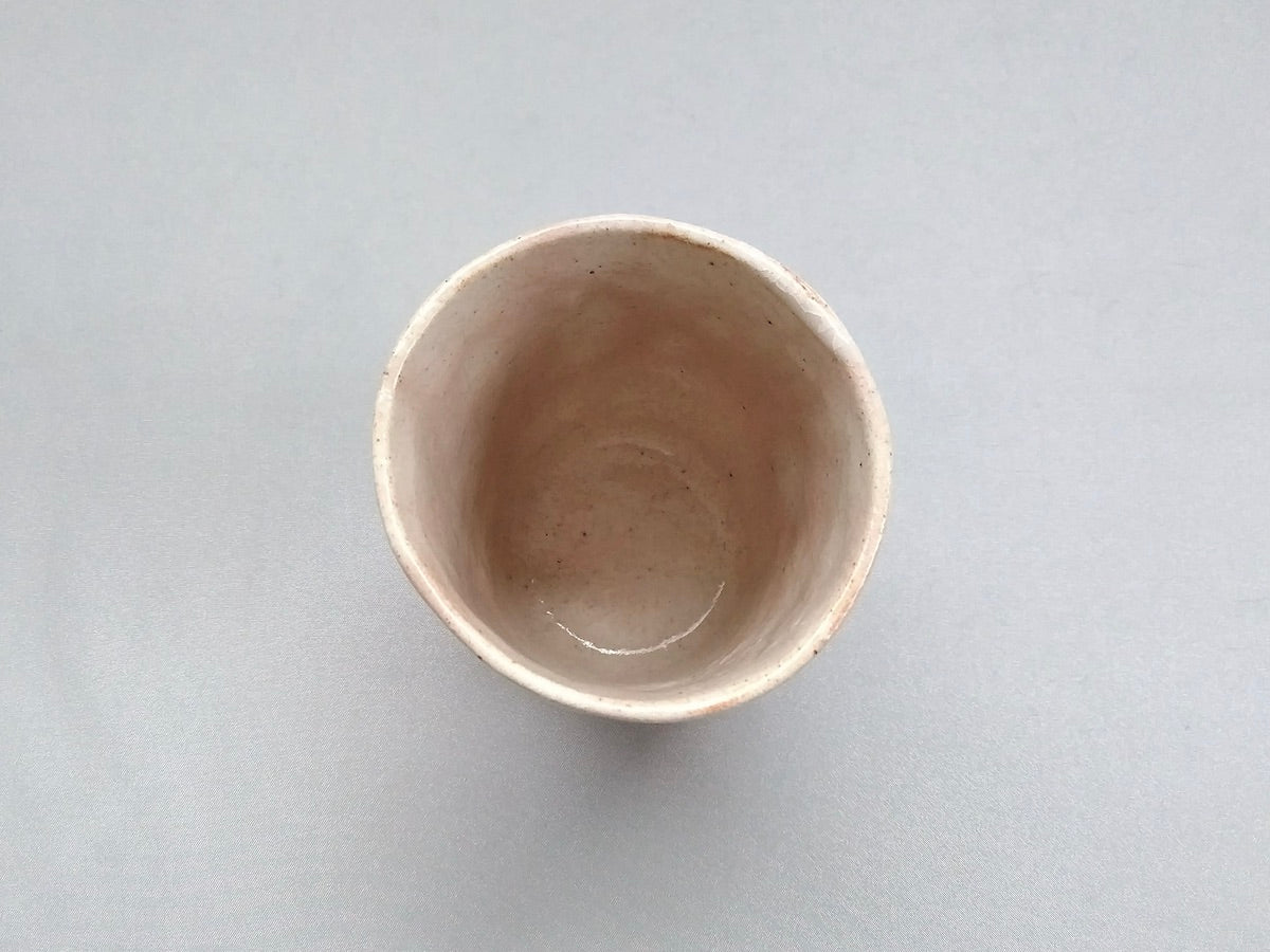 鼠志野幾何紋フリーカップ【佐藤正士】