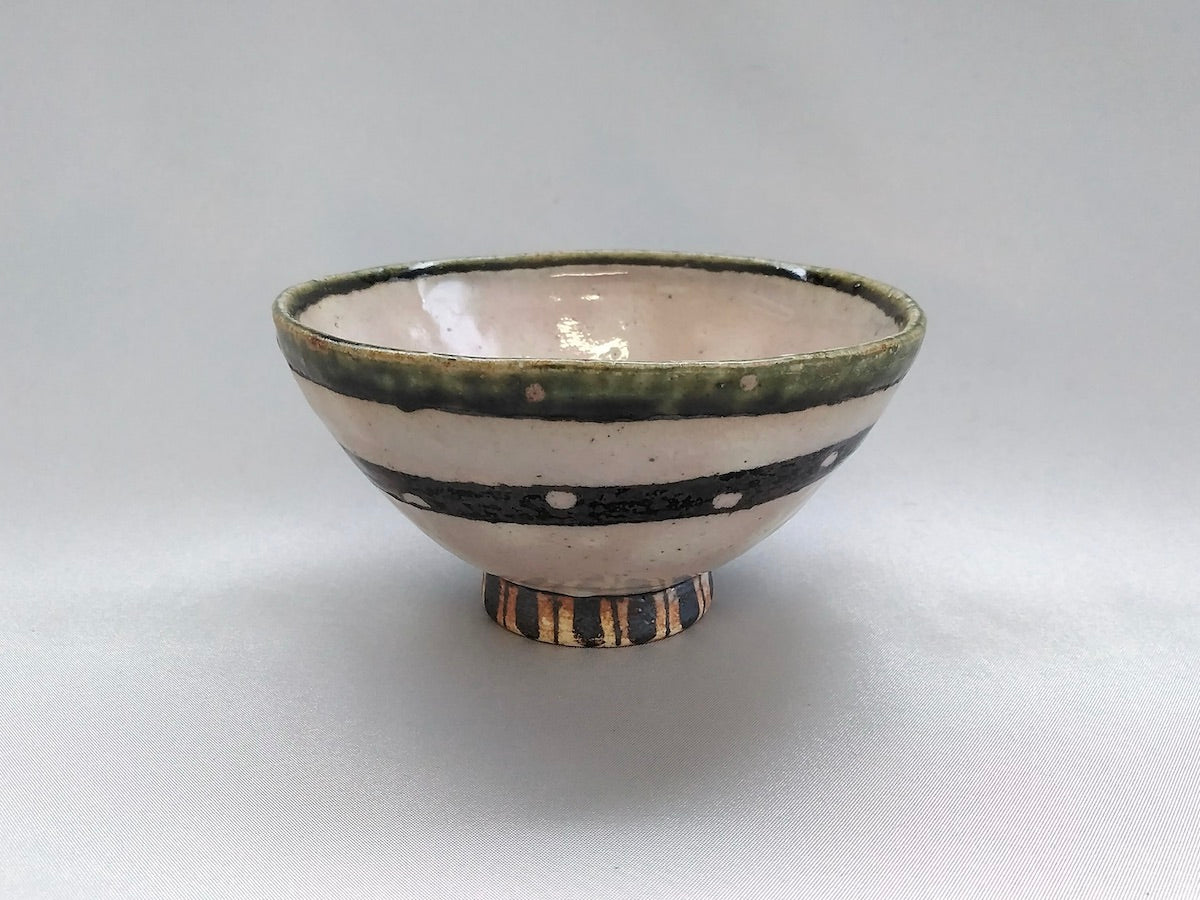 鉄帯ドット飯碗【佐藤正士】